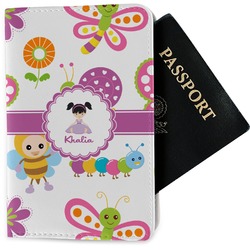 Butterflies Passport Holder - Fabric (Personalized)