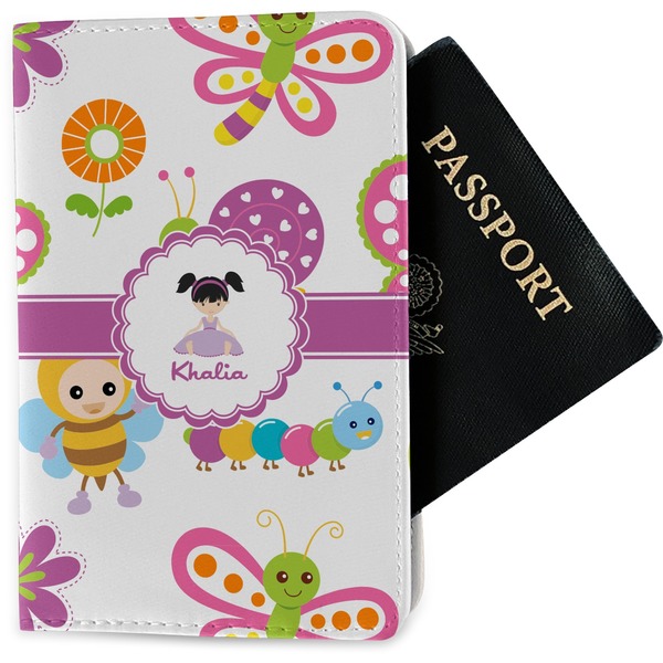 Custom Butterflies Passport Holder - Fabric (Personalized)