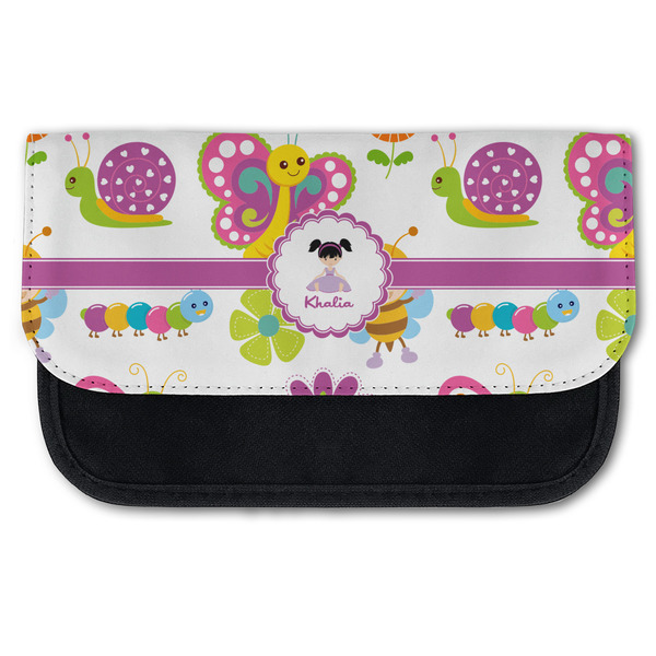 Custom Butterflies Canvas Pencil Case w/ Name or Text