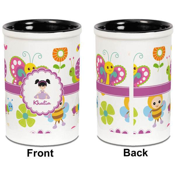 Butterflies Pencil Holder - Black - approval