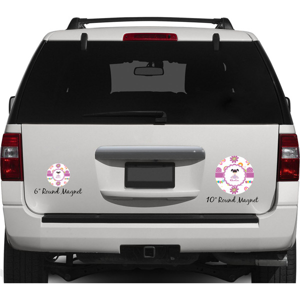 Butterflies Personalized Car Magnets on Ford Explorer