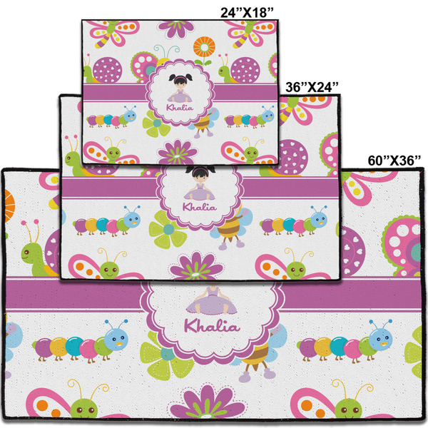 Butterflies Personalized Door Mat - Group Parent IMF