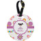 Butterflies Personalized Round Luggage Tag