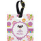 Butterflies Plastic Luggage Tag - Square w/ Name or Text