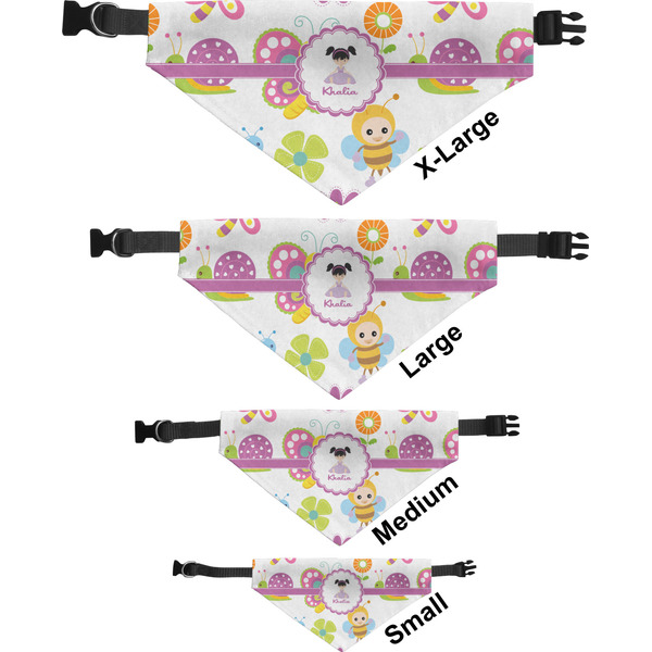 Butterflies Pet Bandana Sizes