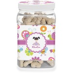Butterflies Dog Treat Jar (Personalized)