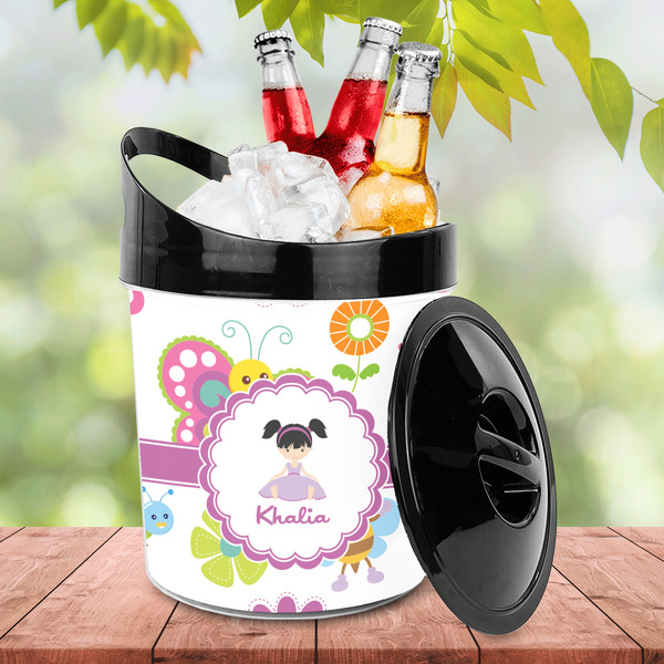 Butterflies Plastic Ice Bucket - LIFESTYLE