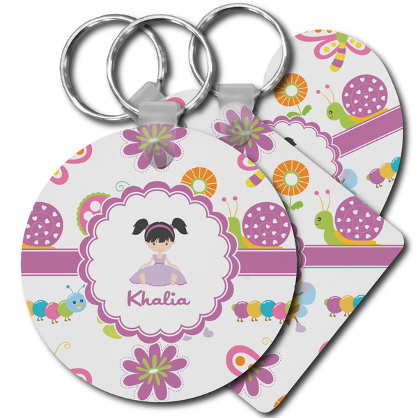 Custom Butterflies Plastic Keychain (Personalized)