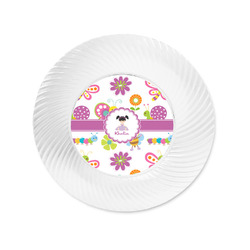 Butterflies Plastic Party Appetizer & Dessert Plates - 6" (Personalized)