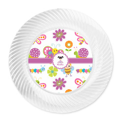 Butterflies Plastic Party Dinner Plates - 10" (Personalized)