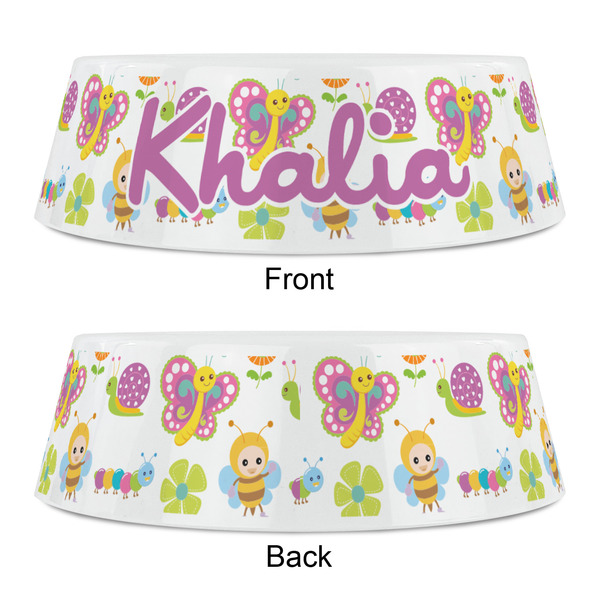 Butterflies Plastic Pet Bowls - Small - APPROVAL