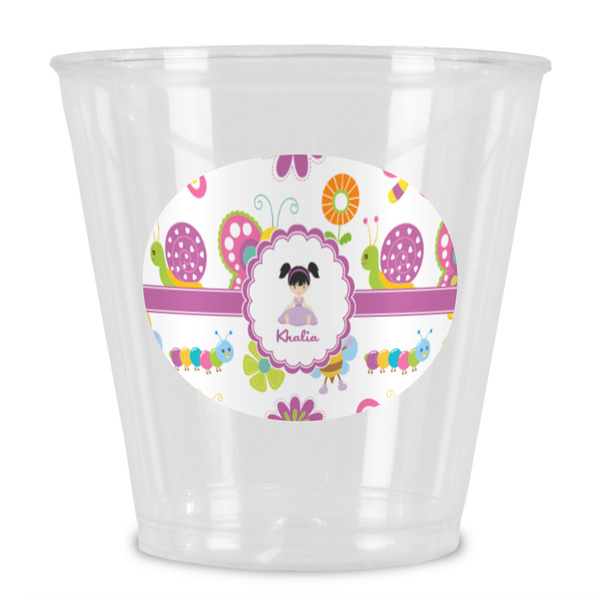 Custom Butterflies Plastic Shot Glass (Personalized)