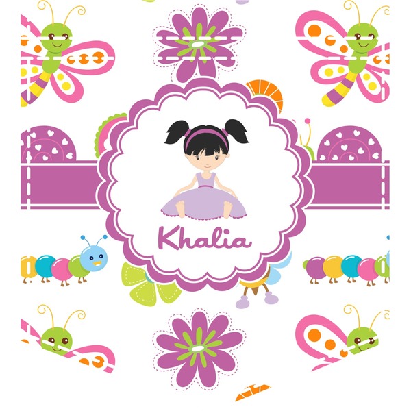 Custom Butterflies Iron On Faux Pocket (Personalized)