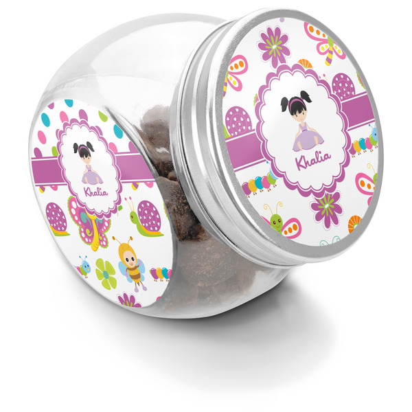 Custom Butterflies Puppy Treat Jar (Personalized)