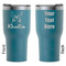Butterflies RTIC Tumbler - Dark Teal - Double Sided - Front & Back