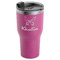 Butterflies RTIC Tumbler - Magenta - Angled