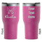 Butterflies RTIC Tumbler - Magenta - Double Sided - Front & Back