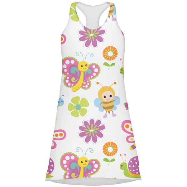 Custom Butterflies Racerback Dress - X Large