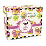 Butterflies Wood Recipe Box - Full Color Print (Personalized)