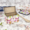 Butterflies Recipe Box - Full Color - In Context