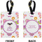 Butterflies Rectangle Luggage Tag (Front + Back)