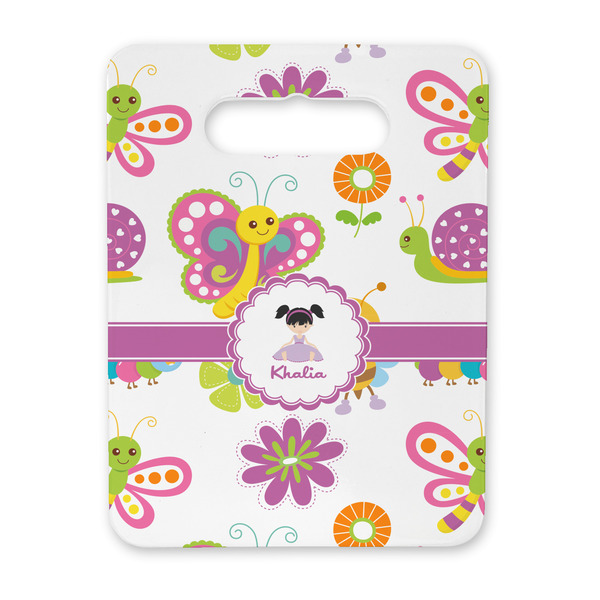 Custom Butterflies Rectangular Trivet with Handle (Personalized)