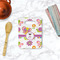 Butterflies Rectangle Trivet with Handle - LIFESTYLE