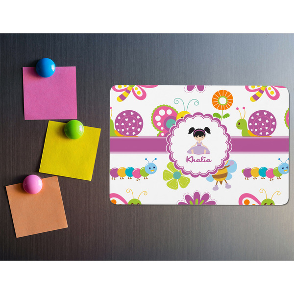Butterflies Rectangular Fridge Magnet - LIFESTYLE