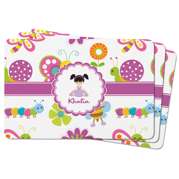 Butterflies Rectangular Fridge Magnet - THREE