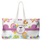 Butterflies Large Tote Bag with Rope Handles (Personalized)