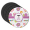 Butterflies Round Rubber Backed Coasters - Set of 4 (Personalized)