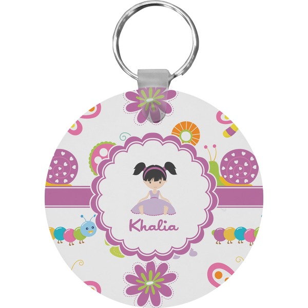 Butterflies Round Keychain (Personalized)