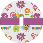 Butterflies Round Light Switch Cover