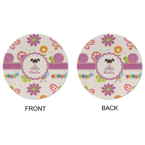 Butterflies Round Linen Placemats - APPROVAL (double sided)