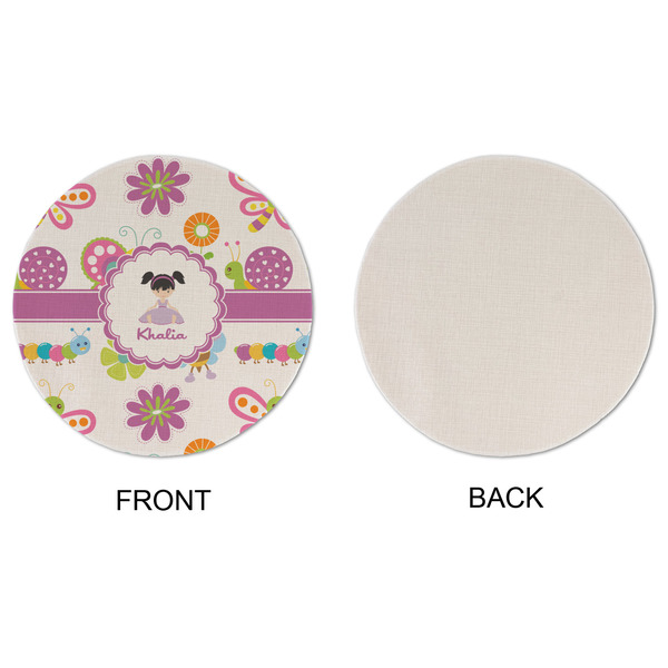 Butterflies Round Linen Placemats - APPROVAL (single sided)