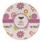 Butterflies Round Linen Placemat (Personalized)