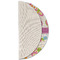 Butterflies Round Linen Placemats - HALF FOLDED (single sided)