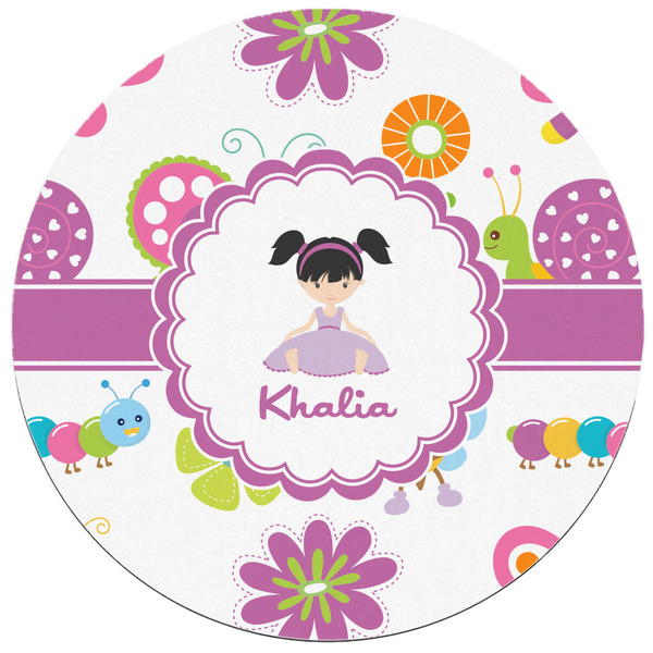 Butterflies Round Mousepad - APPROVAL