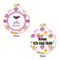 Butterflies Round Pet ID Tag - Large - Approval