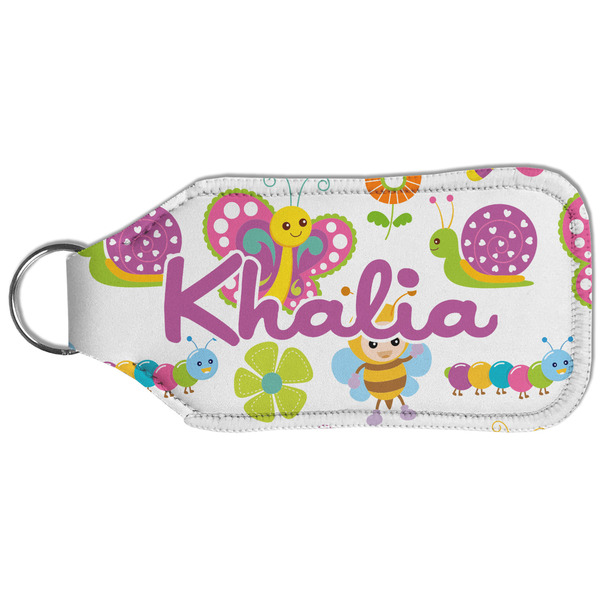 Butterflies Sanitizer Holder Keychain - Large (Back)