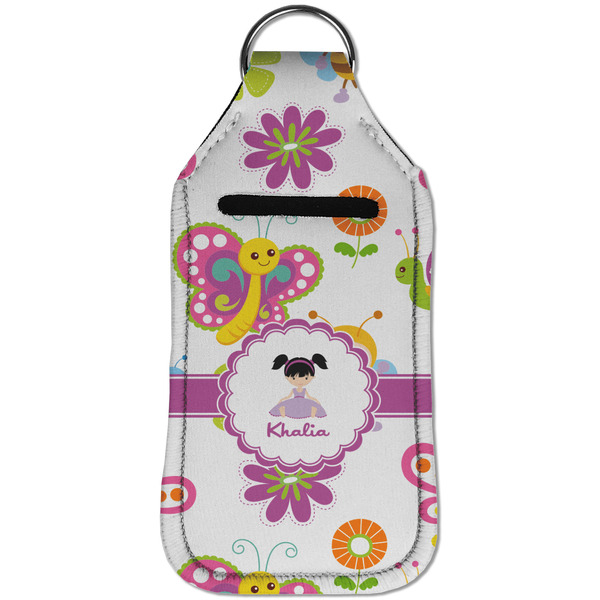 Butterflies Sanitizer Holder Keychain - Large (Front)