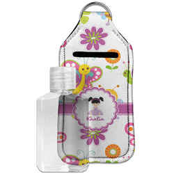 Butterflies Hand Sanitizer & Keychain Holder - Large (Personalized)