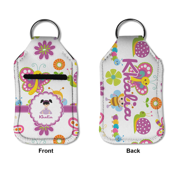 Butterflies Sanitizer Holder Keychain - Small APPROVAL (Flat)