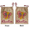 Butterflies Santa Sack - Front & Back (Personalized)