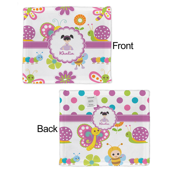 Butterflies Security Blanket - Front & Back View