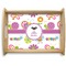 Butterflies Natural Wooden Tray - Large (Personalized)