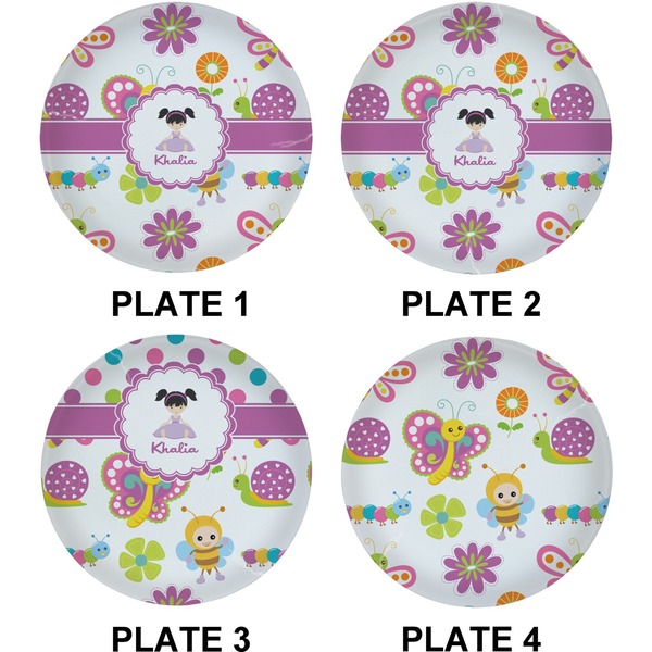 Butterflies Set of Lunch / Dinner Plates (Approval)