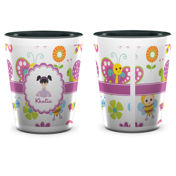 Butterflies Shot Glass - Two Tone - APPROVAL
