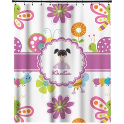 Butterflies Extra Long Shower Curtain - 70"x84" (Personalized)