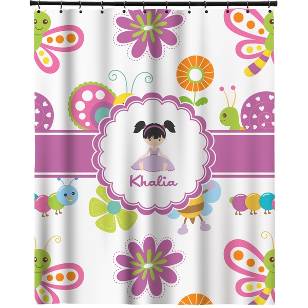 Custom Butterflies Extra Long Shower Curtain - 70"x84" (Personalized)